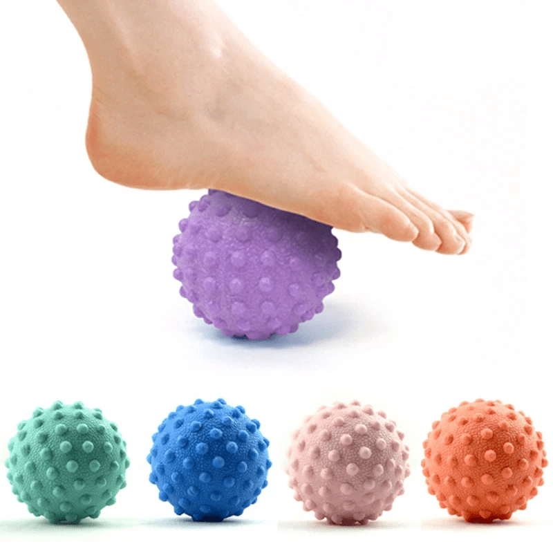 Fascia Ball, Raised Point Massage Ball, TPR Yoga Ball, Waist Back, Foot Massage Ball, Suitable for Home Gym