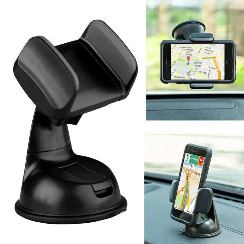Phone Holder for Car 360° Widest View Flexible Long Arm Universal Handsfree Dashboard Suction Type Windshield Holder Phone Mount