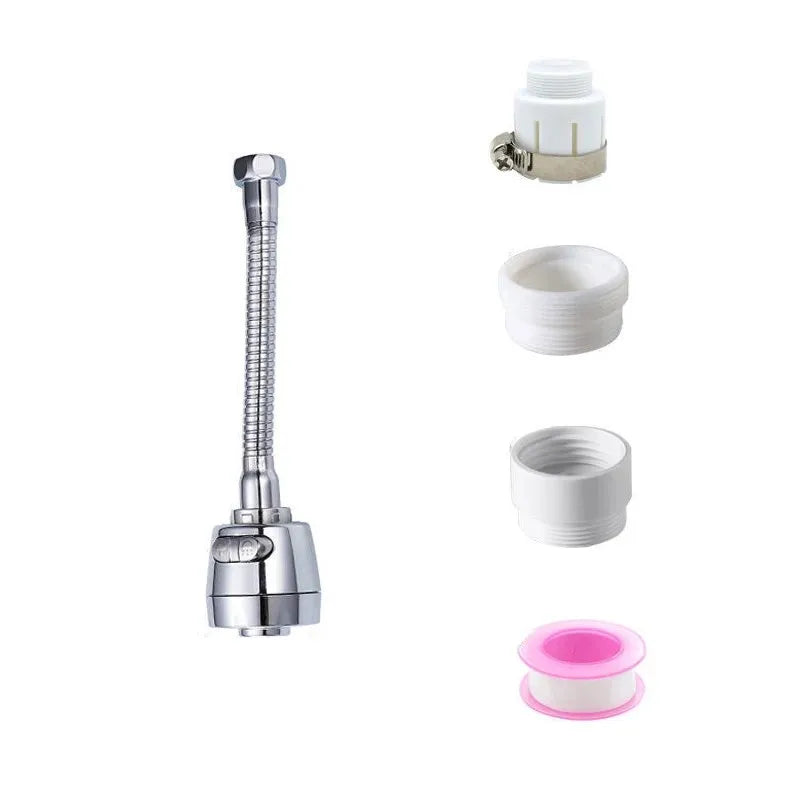 360 Degree Adjustment Kitchen Faucet ExtensionTube Water Saving Nozzle Filter Faucet Home Bathroom Gadgets Kitchen Accessories