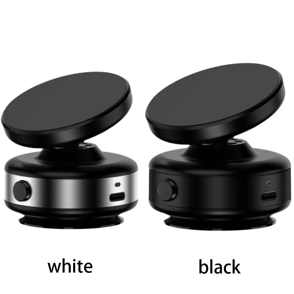 Car Magnetic Vacuum Phone Holder 360° Swivel Wireless Charging Bracket Dashboard Support GPS in Car For iPhone 15 14 13 Huawei