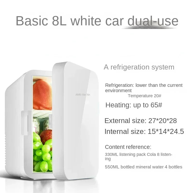 Mini Refrigerator Frozen Refrigerated Home Dormitory Car Office Student Small Freezer refrigerador domestico