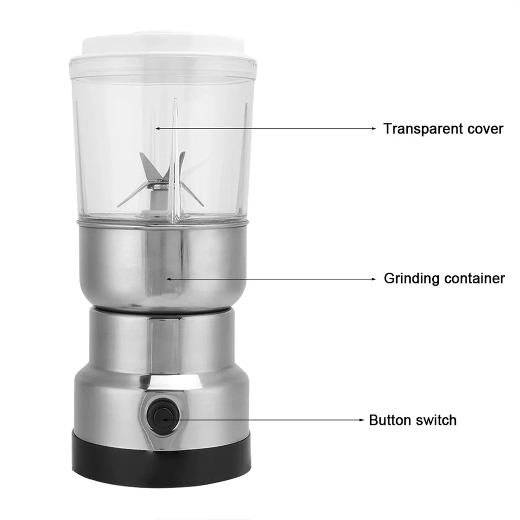 Household Electric Stainless Steel Grinding Milling Machine Coffee Bean Spice Grinder