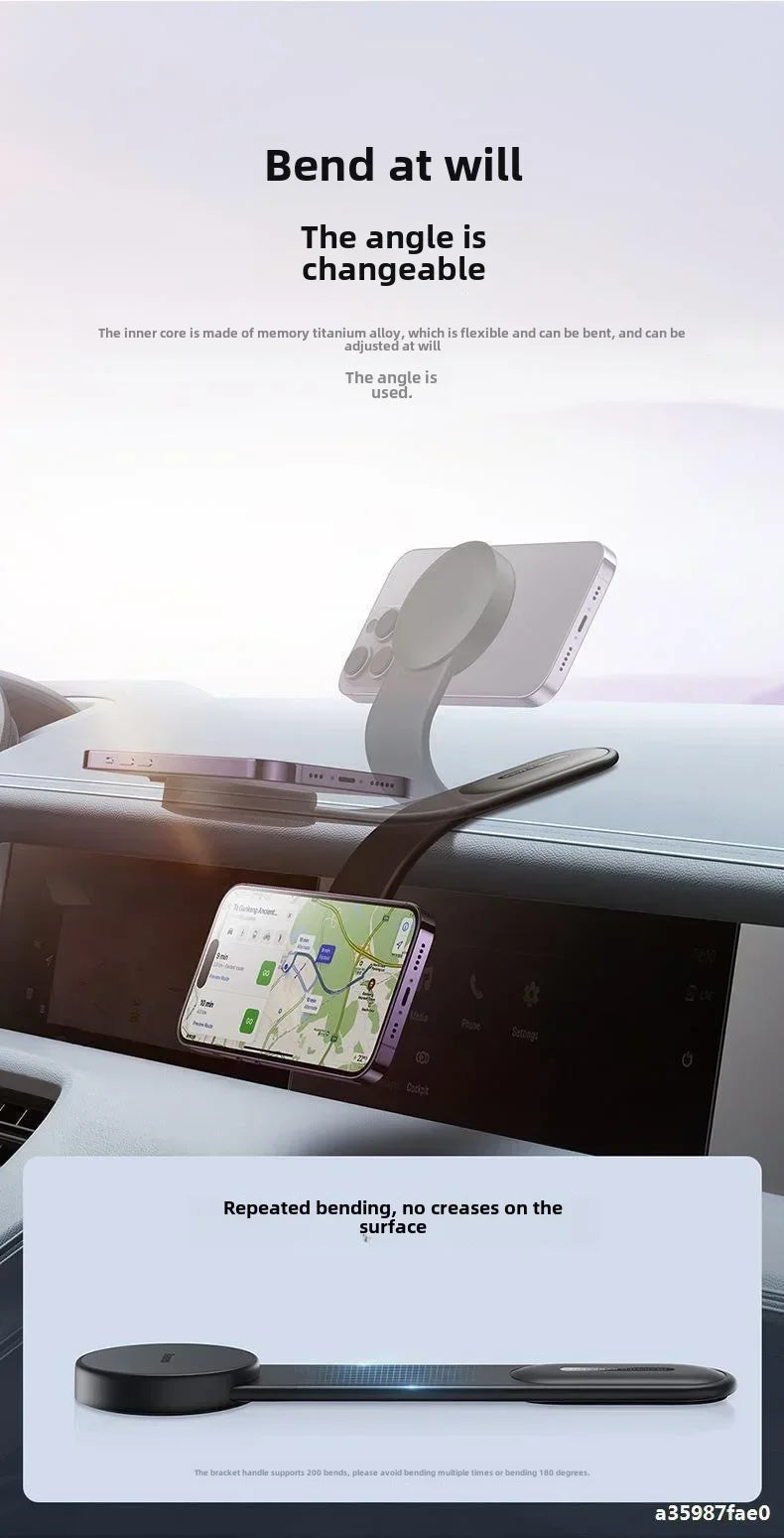 VIKEFON New magnetic Magnetic Car Mobile Phone Holder Foldableing Car Special Car Suction Cup Disc Magnetic Navigation Suction