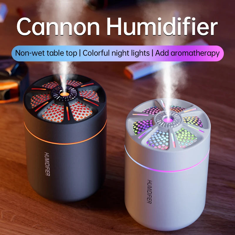 180ML Mini Air Humidifier USB Electric Aroma Diffuser Essential Oil Purifier Aromatherapy Mist Maker Lights For Car Home Bedroom