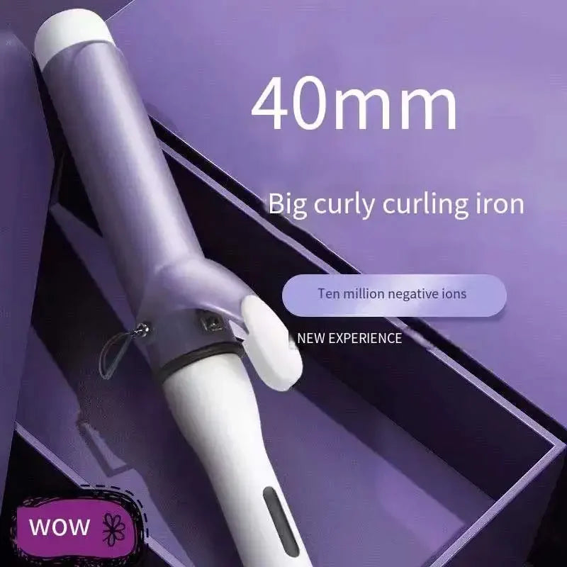 40MM Professional Ceramic Non-Harmful Rotary Curling Iron with Big Waves Electric Curling Iron Hair Styling Tool for Hair Salon