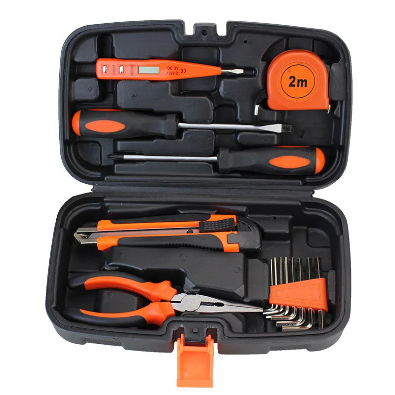Household Hardware Tools Combination Set Car Maintenance Tools Electric Drill Impact Drill Set Toolbox