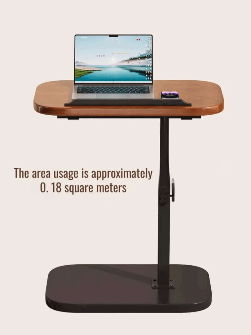 Dormitory Bedside Table Household foldable Mobile Lift Computer Desk Portable livingroom side table Bedroom Lazy Laptop Desk