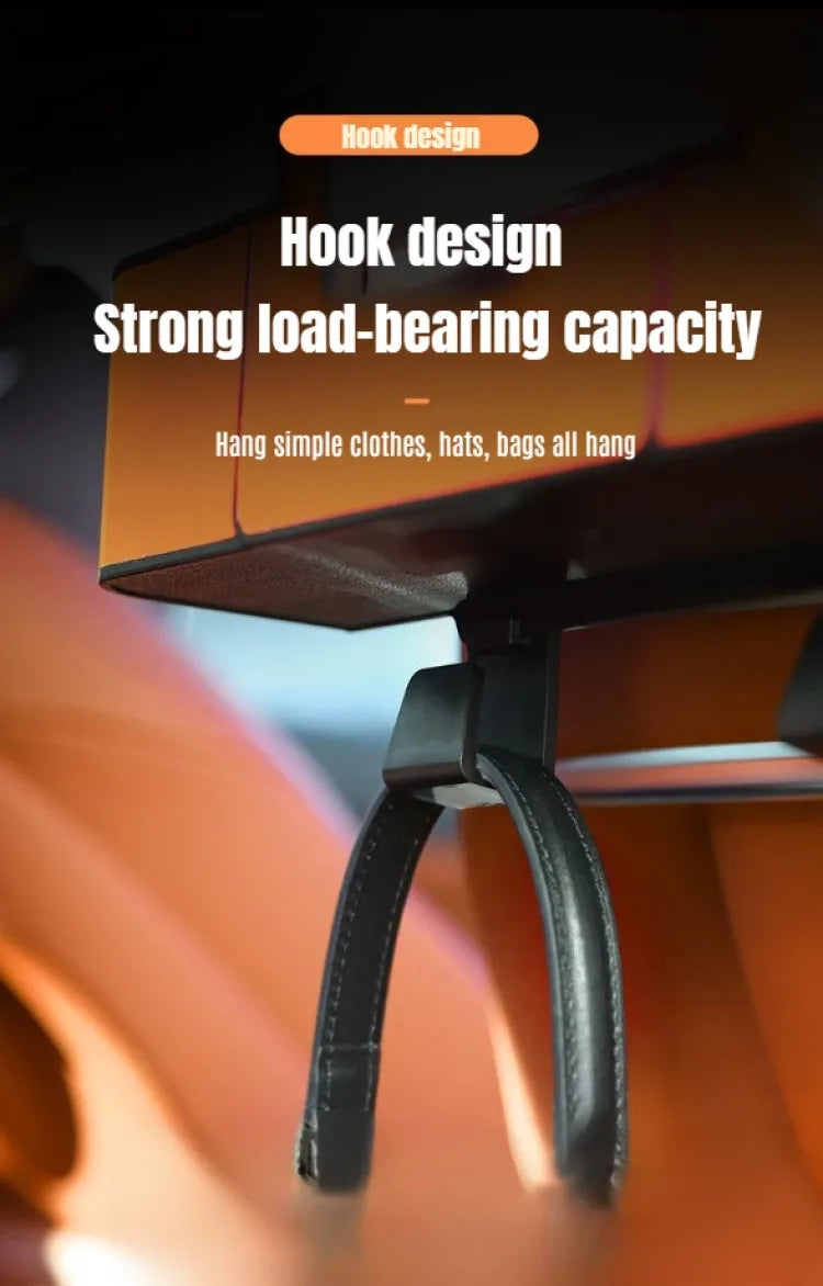Hanging Seat Hook Cup Holder Storage Bag Universal Car Seat Back Organizer Multi-Function Hanging