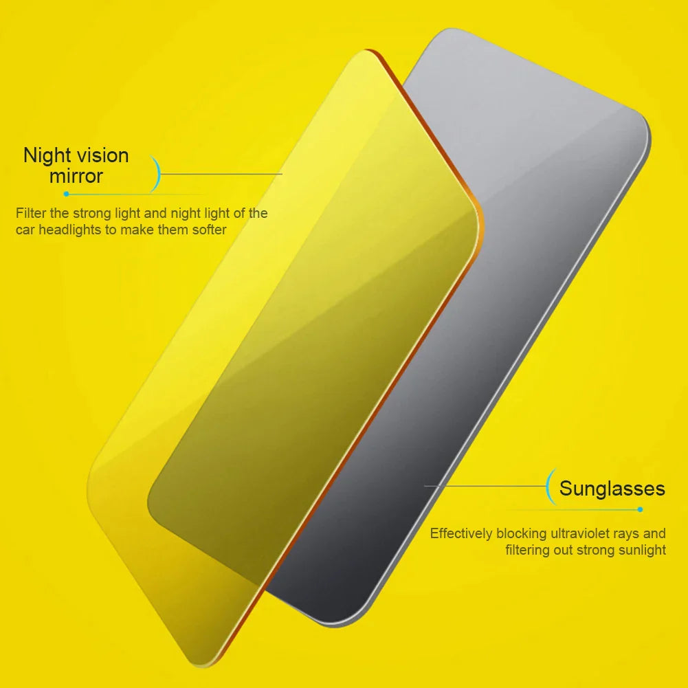 Car Sun Visor Polarized Anti Glare Sun Visor Extender Anti-Dazzle UV Blocking Sunshade HD Night Vision Driving Goggle Sun Shade