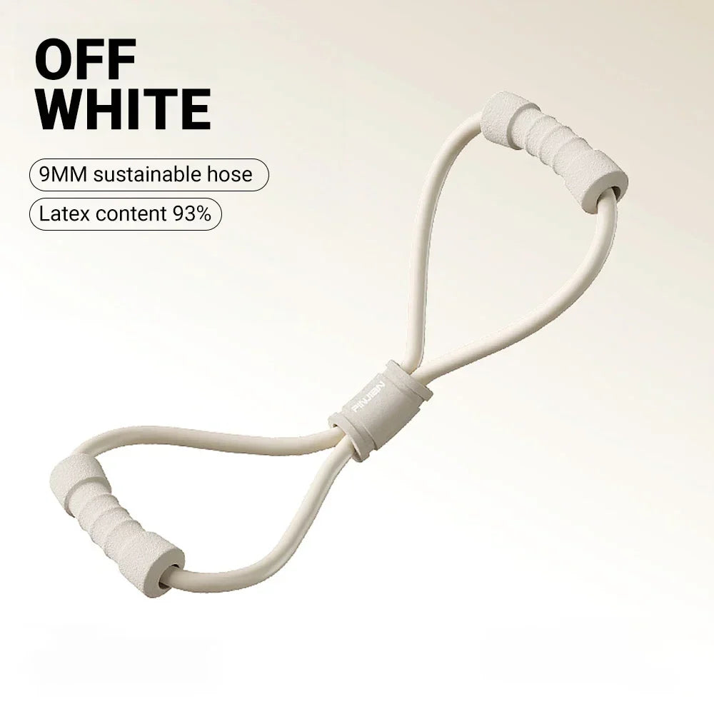 Tension Rope Yoga Gym Latex Rubber Arm Resistance 8-shaped Fitness Strength Equipment Home Gym Chest Expander Elastic Band