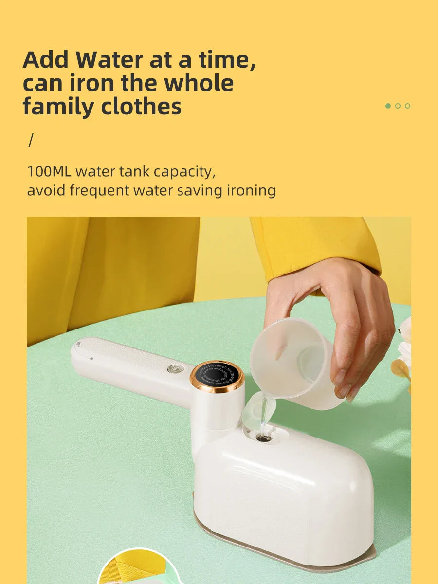 Electric Iron Handheld Hanging Ironing Machine Household Ironing Machine Mini Travel Folding Wet and Dry Dual Use Steam Iron
