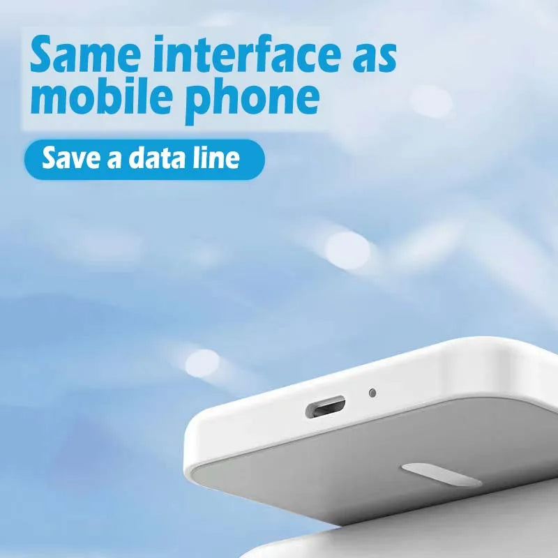 Slim 5000/10000mAh MagSafe Power Bank - Magnetic Wireless Charger w/ USB-C for iPhone 11,12,13,14,15 Series