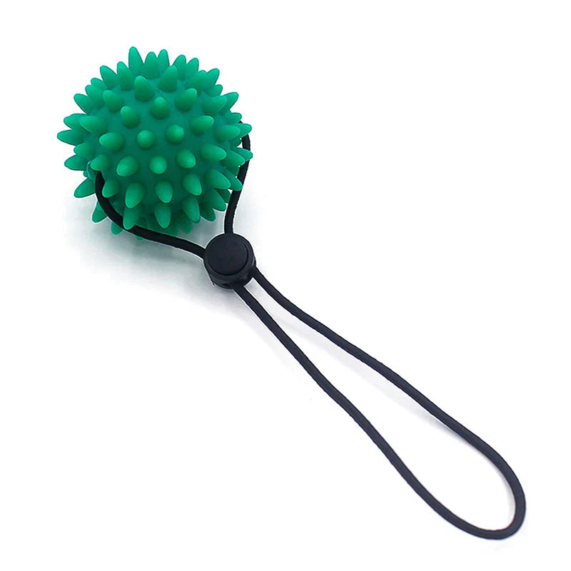 1PC Hand & Foot Relaxation Massage Ball; Soft Thorn Grip Enhancing Rehabilitation Tool