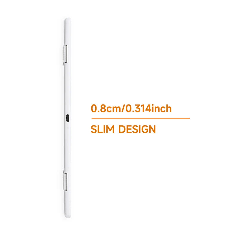 Fccemc Car Sun Visor Makeup Mirror LED Touch Screen Adjustable Brightness Auto Interior Makeup HD Mirror Charging Vanity Mirror