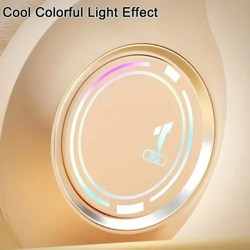 M3 Light-emitting Bluetooth Headset Folding Led Card Wireless Headset Type-C Charging Multi-scene Use Game Office