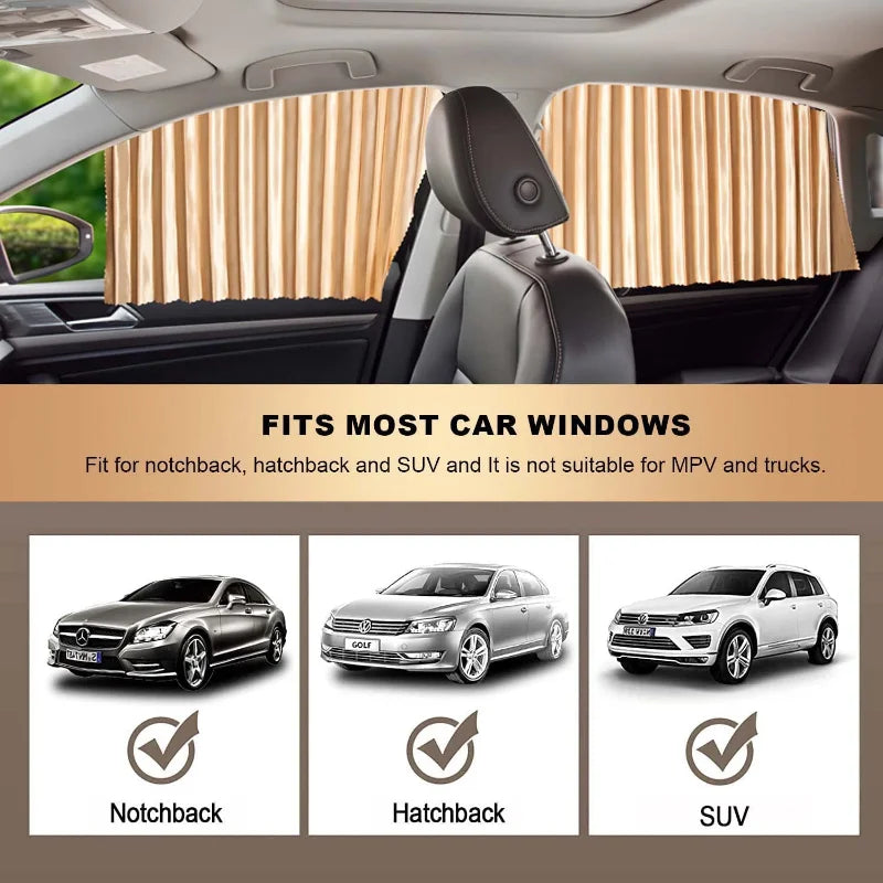4pcs Car Sunshade Magnetic Side Window Curtain Auto Window Sun Shade Privacy Sun UV Protection Window Shield Car Interior Access